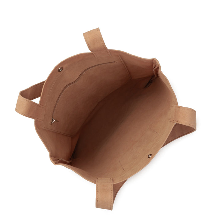 Lancaster Tote bag shoulder With Snap Closure M Suede KBA 518-061 Mocha