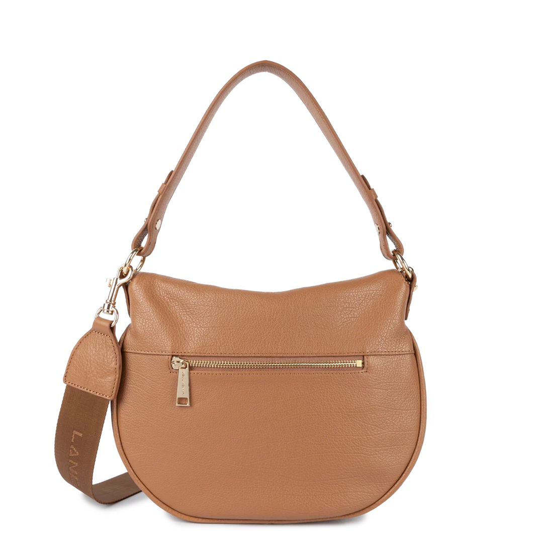 Lancaster Sac besace A rabat aimanté M Dune Gaia 529-100 Camel