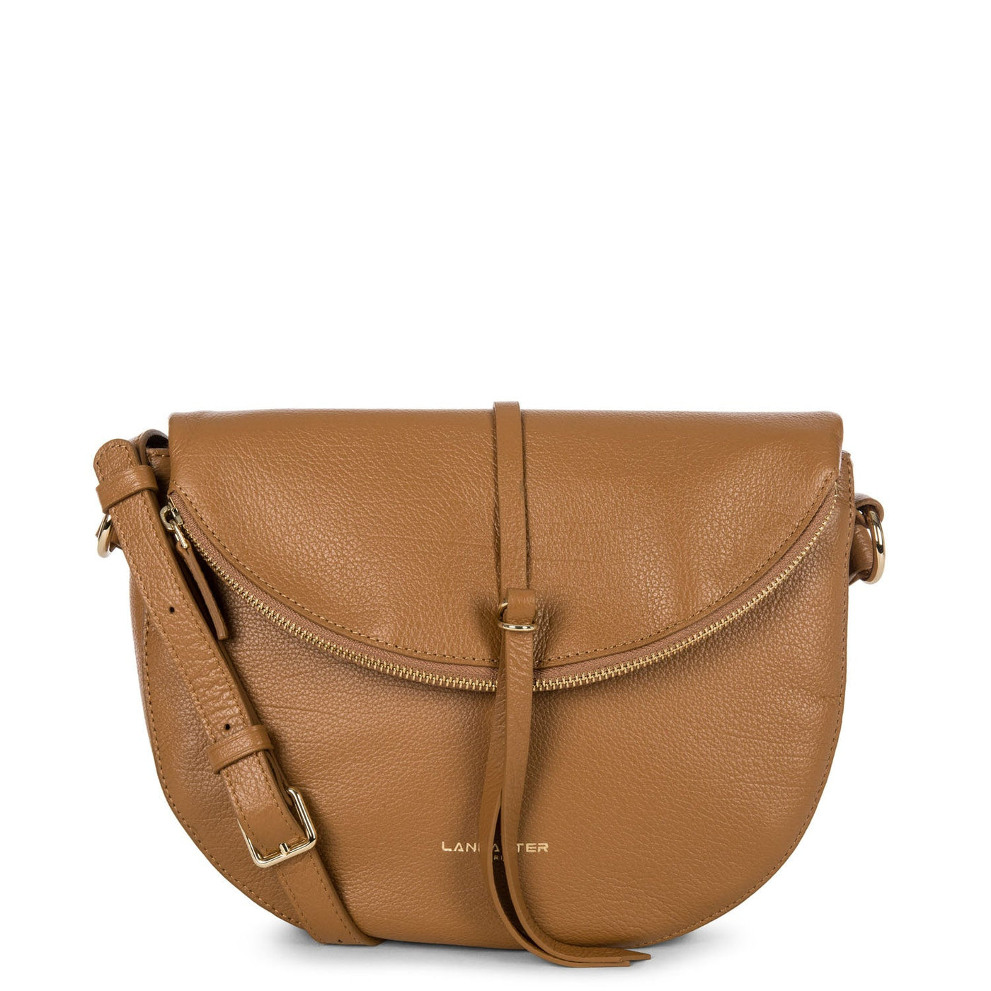 Sac besace A rabat aimanté Dune Lancaster 529-31 Camel