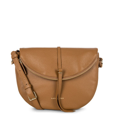 Sac besace A rabat aimanté Dune Lancaster 529-31 Camel