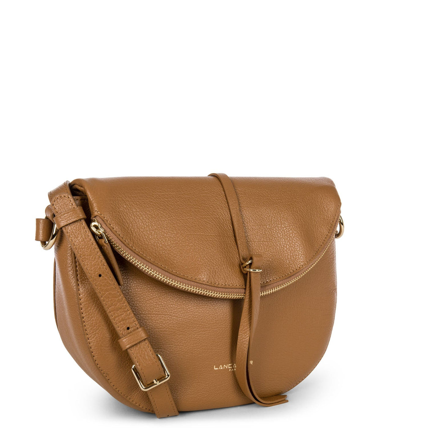 Sac besace A rabat aimanté Dune Lancaster 529-31 Camel