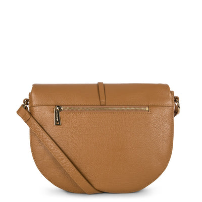 Sac besace A rabat aimanté Dune Lancaster 529-31 Camel
