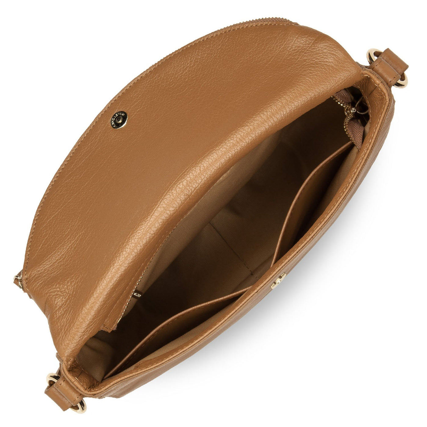 Sac besace A rabat aimanté Dune Lancaster 529-31 Camel