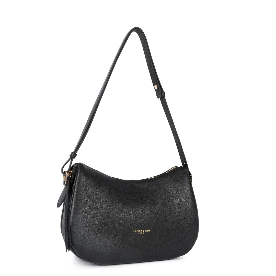 Lancaster Sac besace Zippé M Dune 529-95 Noir