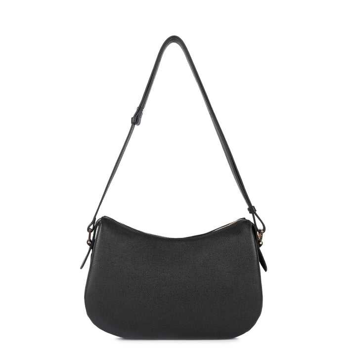 Lancaster Sac besace Zippé M Dune 529-95 Noir