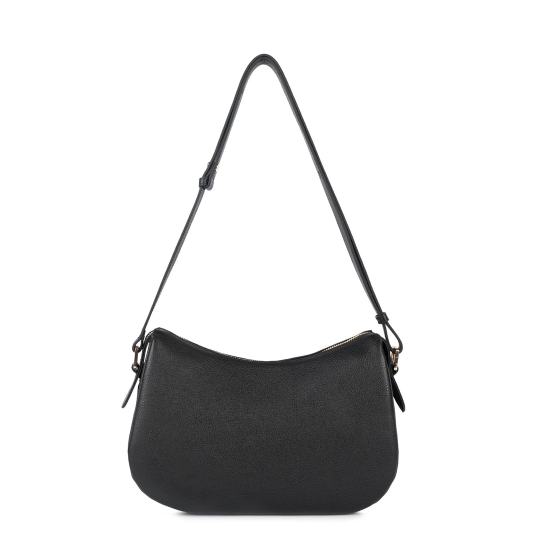 Lancaster Sac besace Zippé M Dune 529-95 Noir