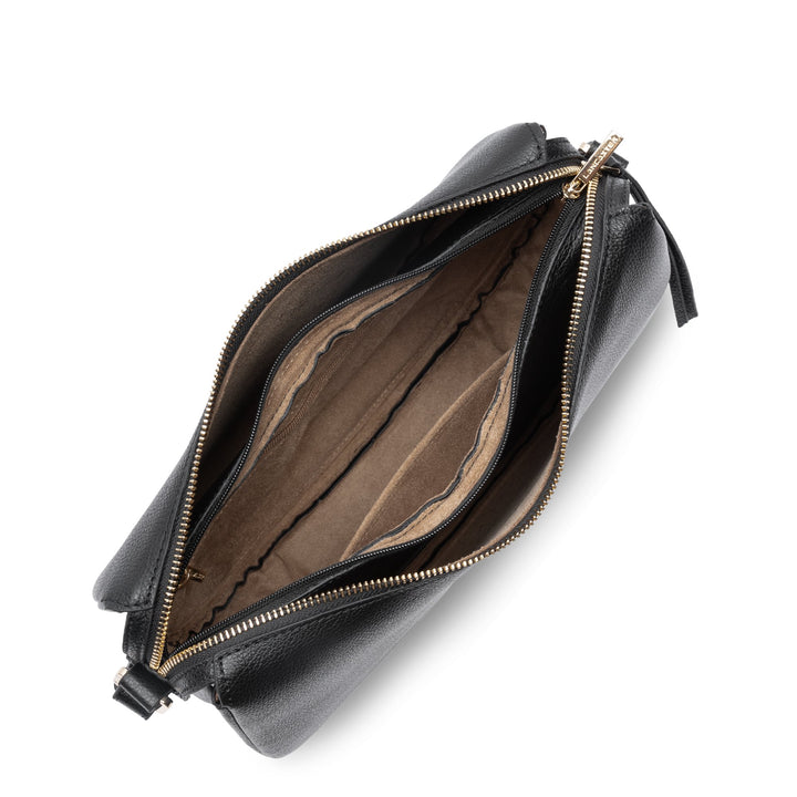 Lancaster Sac besace Zippé M Dune 529-95 Noir