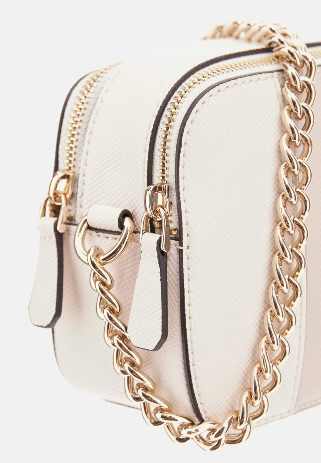 Atspėkite Krepšys su petneša Bramina Small Satche Off White/Taupe ZG967214