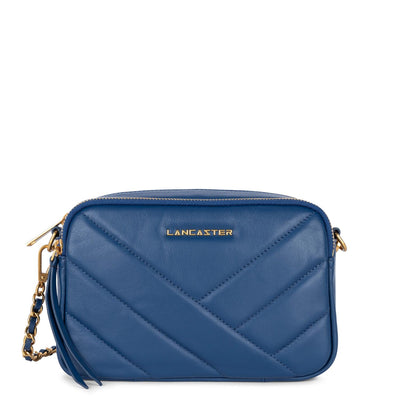 Sac trotteur Zippé Soft Matelassé Lancaster 530-22 Bleu