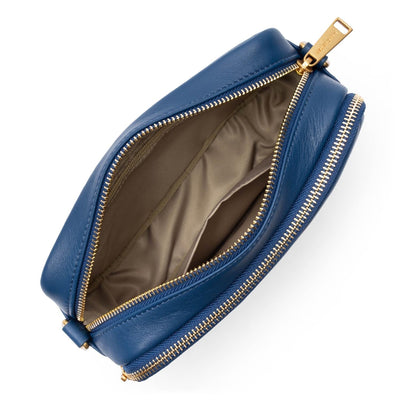 Sac trotteur Zippé Soft Matelassé Lancaster 530-22 Bleu