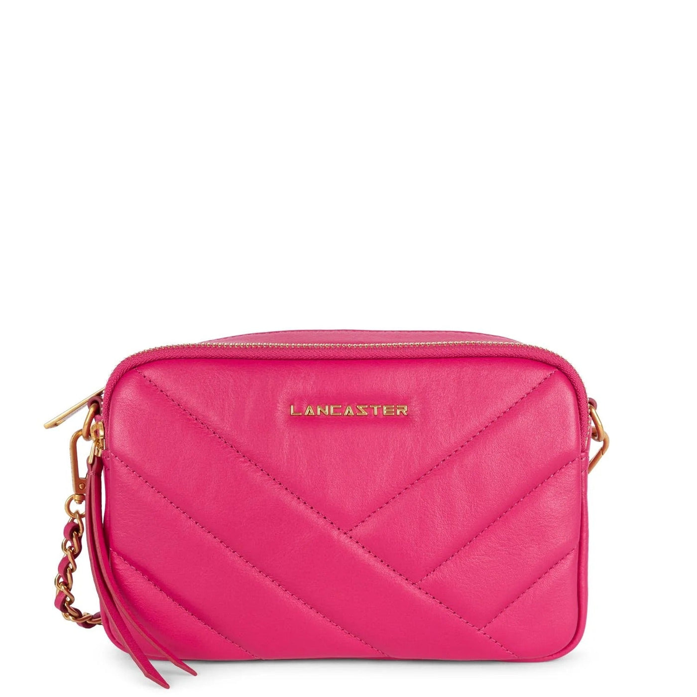 Sac trotteur Zippé Soft Matelassé Lancaster 530-22 Fuxia