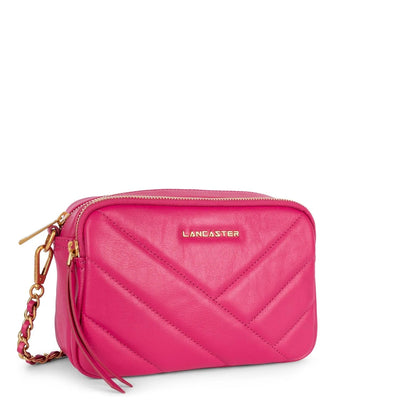 Sac trotteur Zippé Soft Matelassé Lancaster 530-22 Fuxia