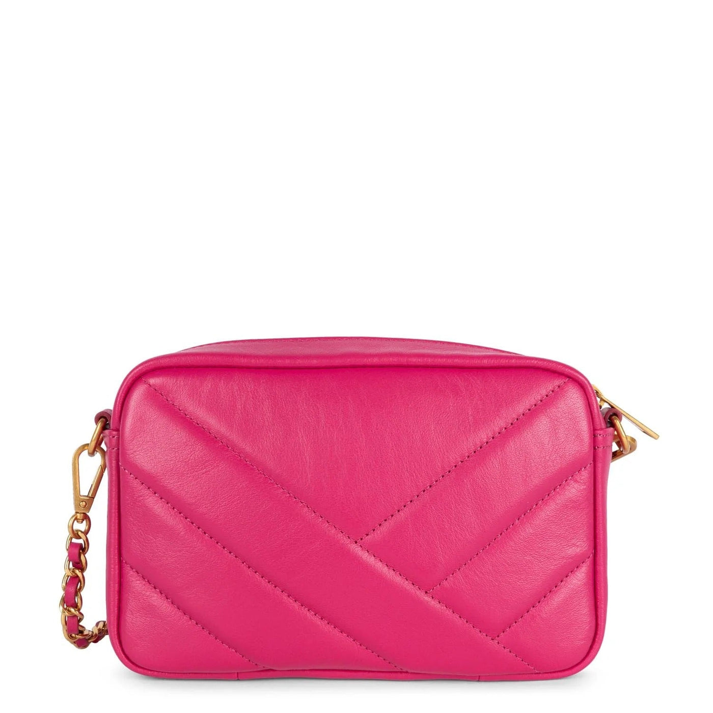 Sac trotteur Zippé Soft Matelassé Lancaster 530-22 Fuxia