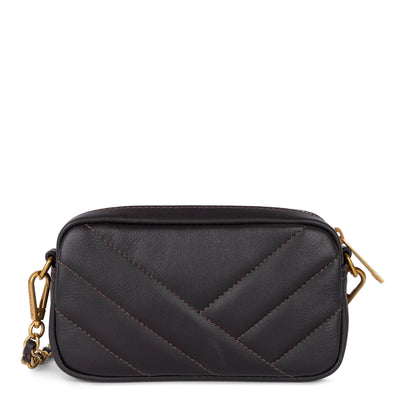 Pochette smartphone Zippée Mini Soft Matelassé Lancaster 530-36 Marron