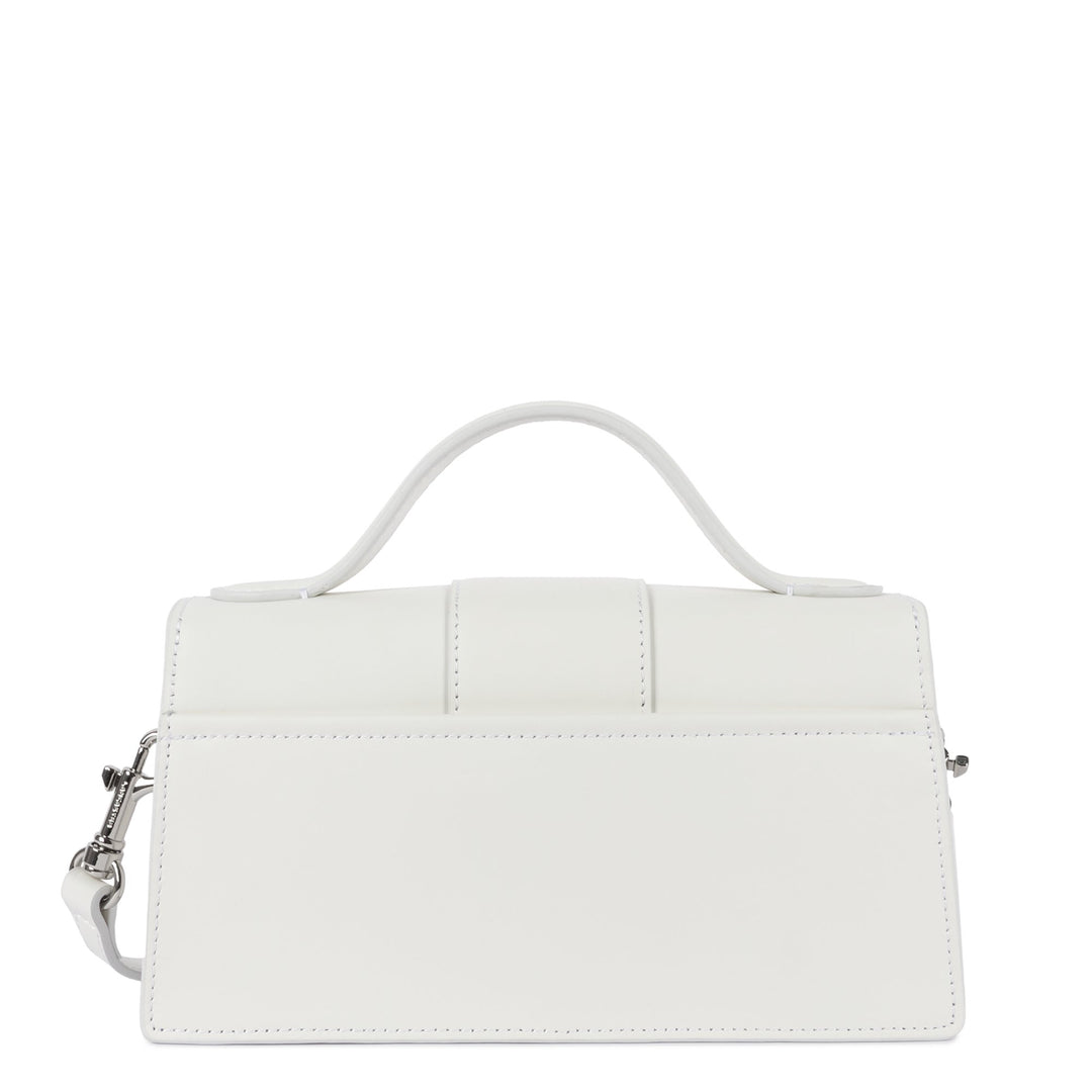 Lancaster Sac à main A rabat avec fermoir M Paris Ily 531-010 Blanc Cassé