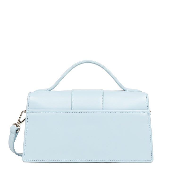 Lancaster Sac à main A rabat avec fermoir M Paris Ily 531-010 Bleu Fumé