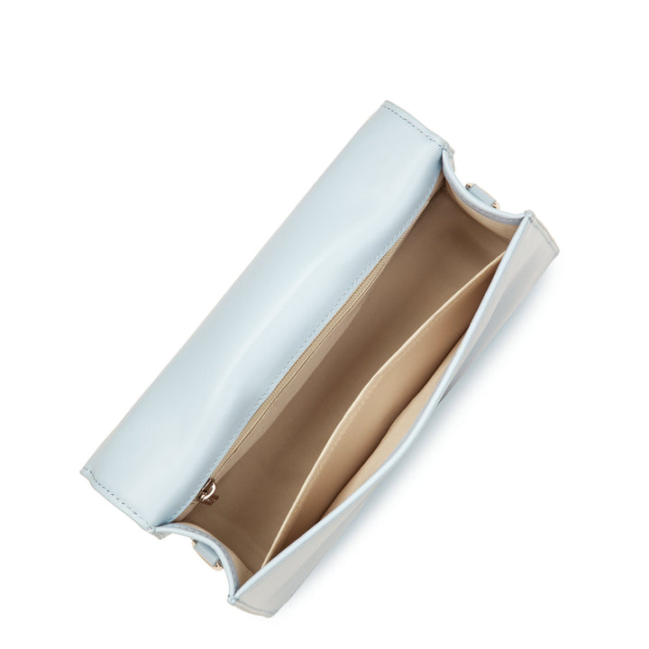 Lancaster Sac à main A rabat avec fermoir M Paris Ily 531-010 Bleu Fumé