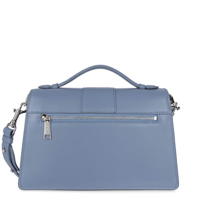 Sac à main A rabat avec fermoir Paris Ily Lancaster 531-011 Bleu Stone