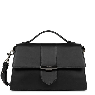 Sac à main A rabat avec fermoir L Paris Ily Lancaster 531-011 Noir