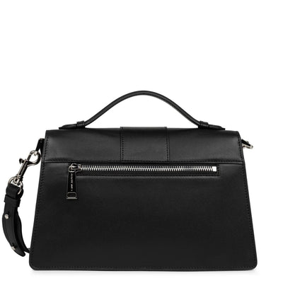Sac à main A rabat avec fermoir L Paris Ily Lancaster 531-011 Noir