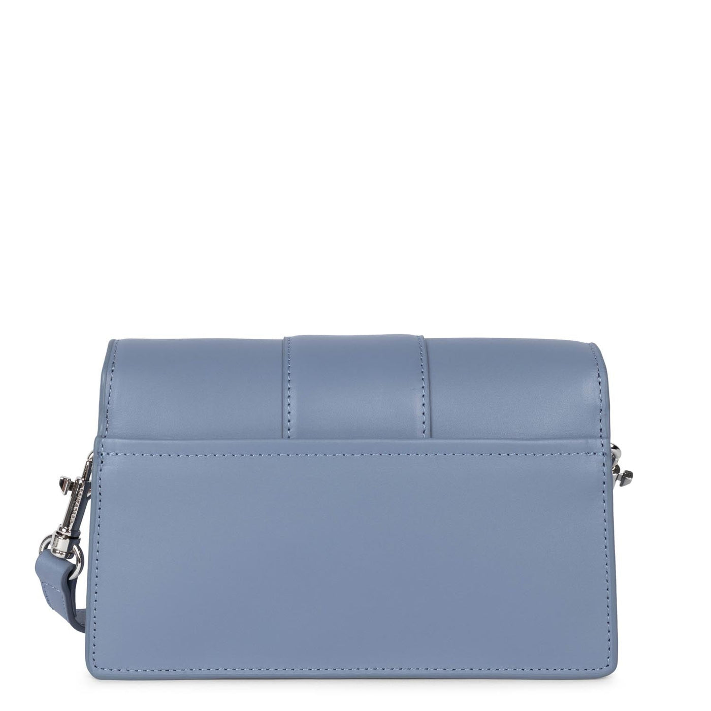 Sac trotteur A rabat avec fermoir Paris Ily Lancaster 531-012 Bleu Stone