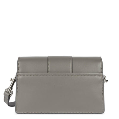 Sac trotteur A rabat avec fermoir Paris Ily Lancaster 531-012 Gris