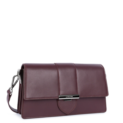 Lancaster Borsa a tracolla con patta e chiusura Paris Ily 531-017 Bordeaux