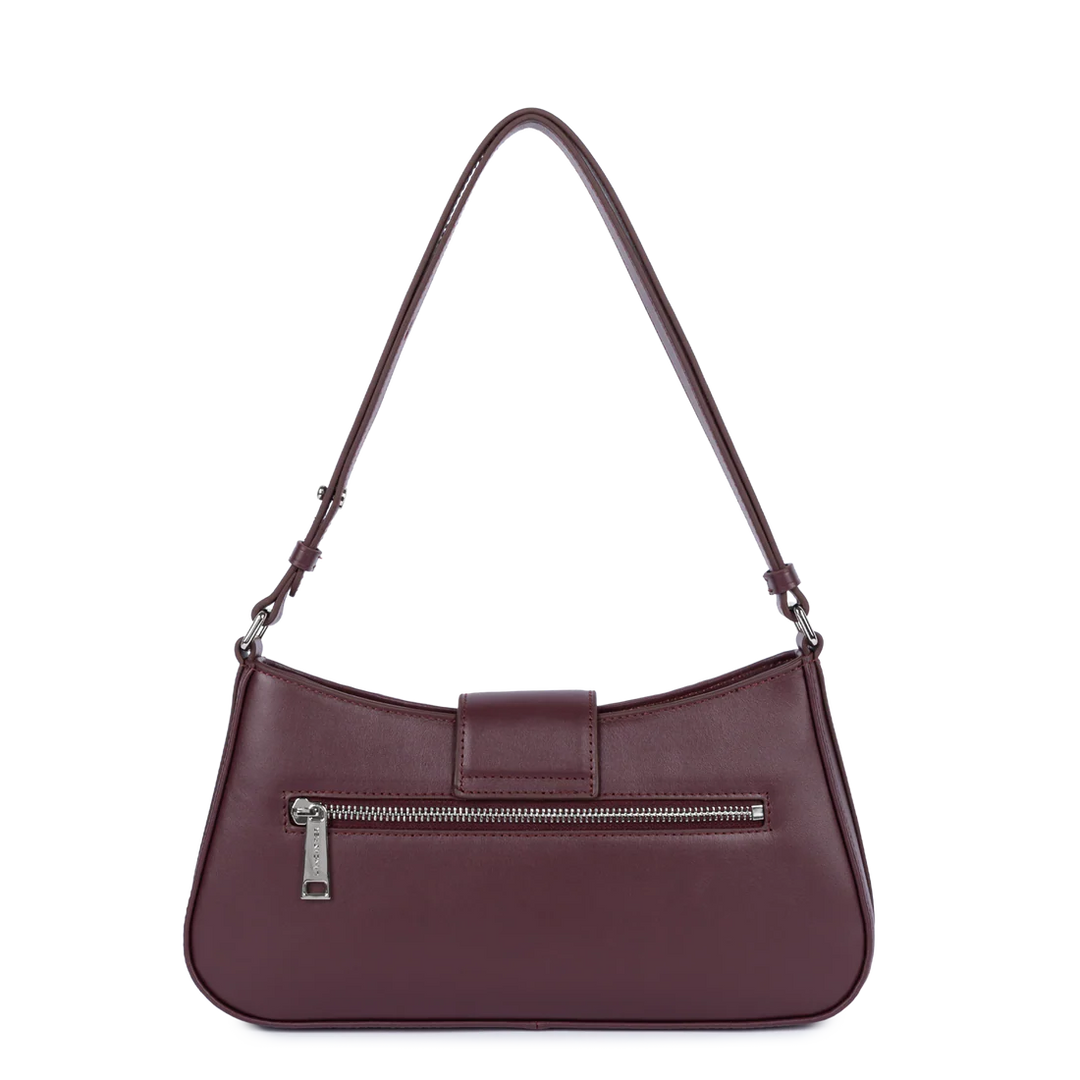 Lancaster Bolso bandolera con cremallera M Paris Ily 531-041 Burdeos