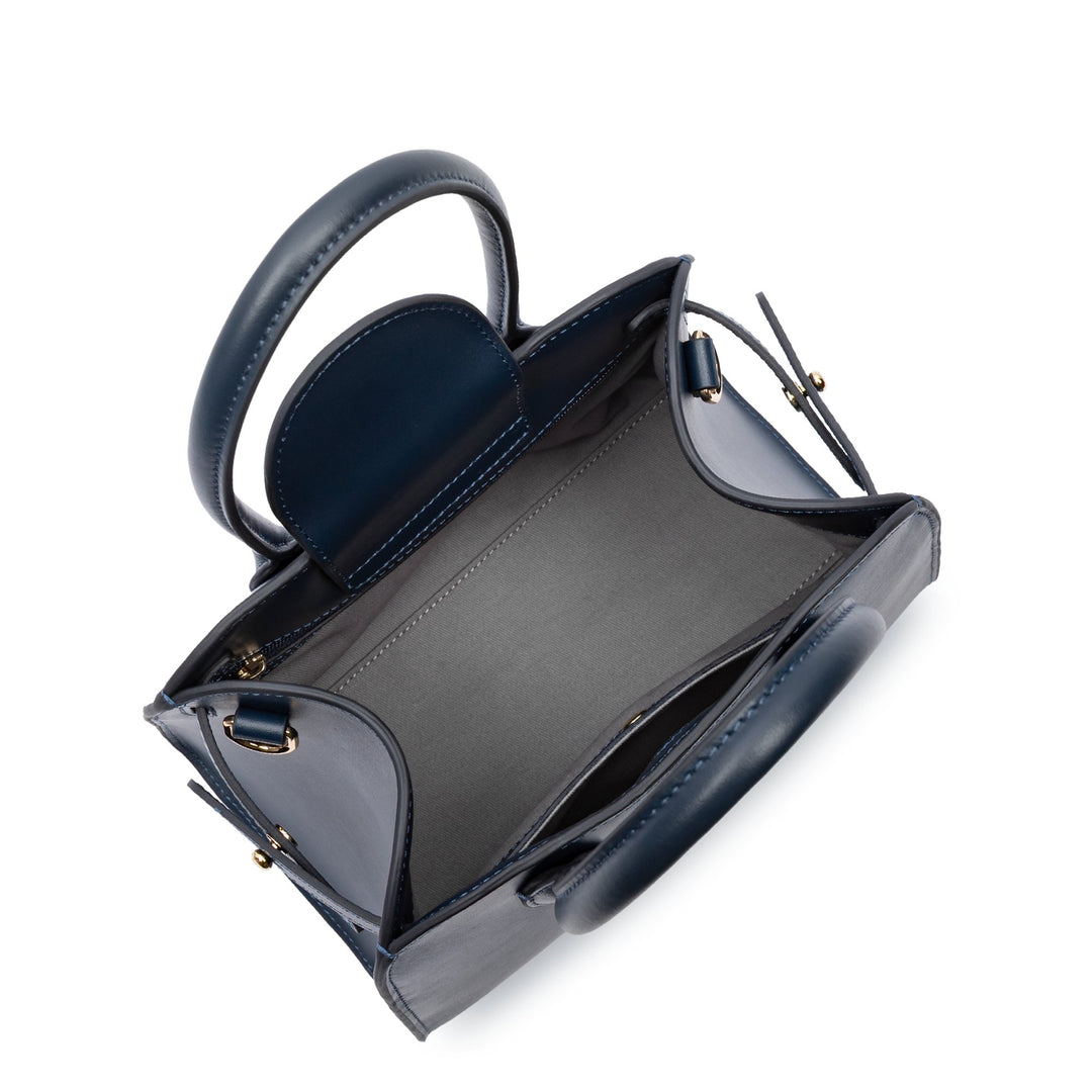 Lancaster Sac à main S Donna Hopper 531-120 Bleu Foncé