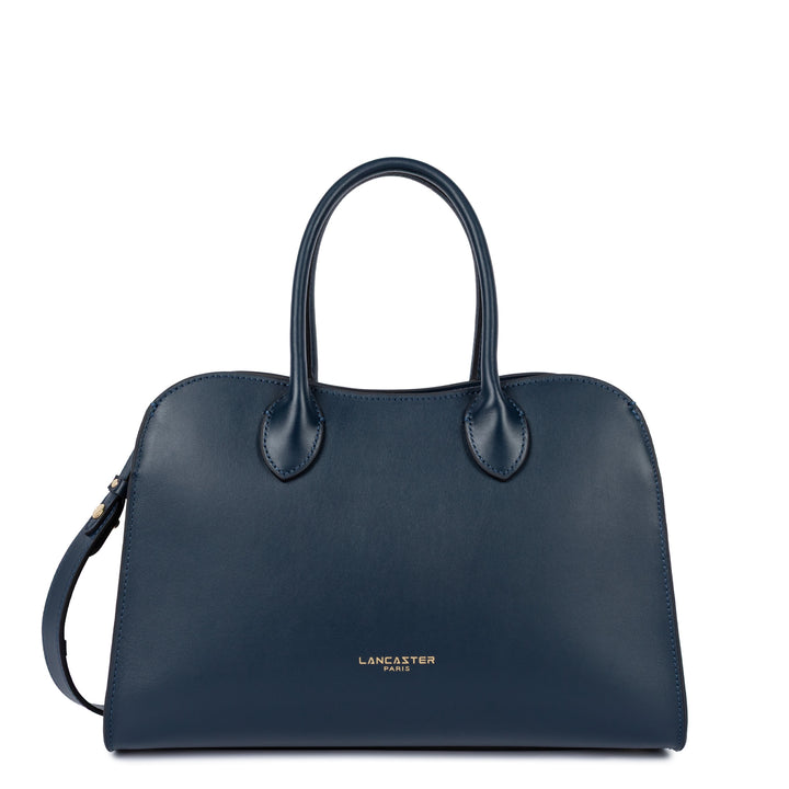 Lancaster Sac à main Zippé M Donna Hopper 531-121 Bleu Foncé