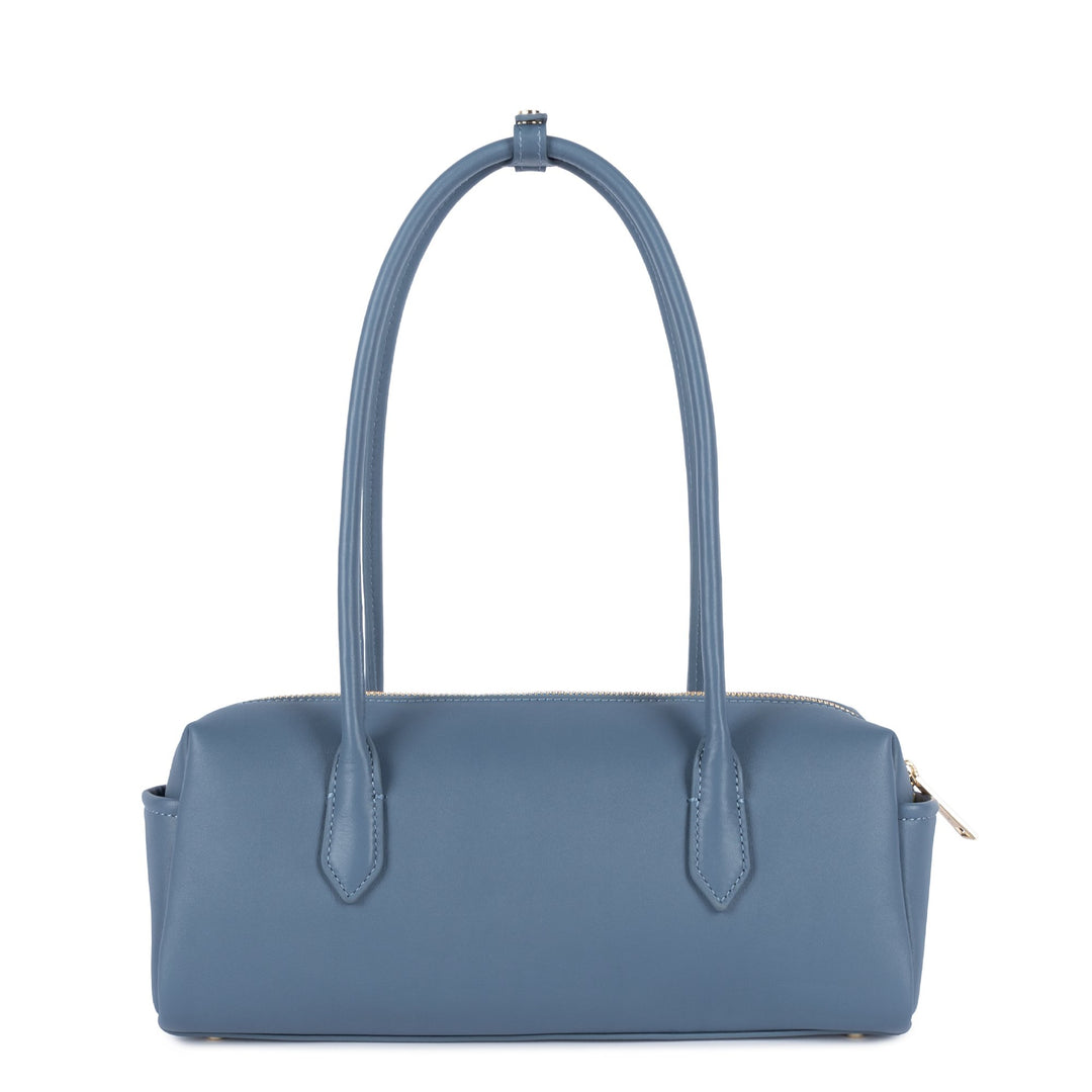 Lancaster Sac trotteur Zippé Donna Cube 531-128 Bleu Jeans