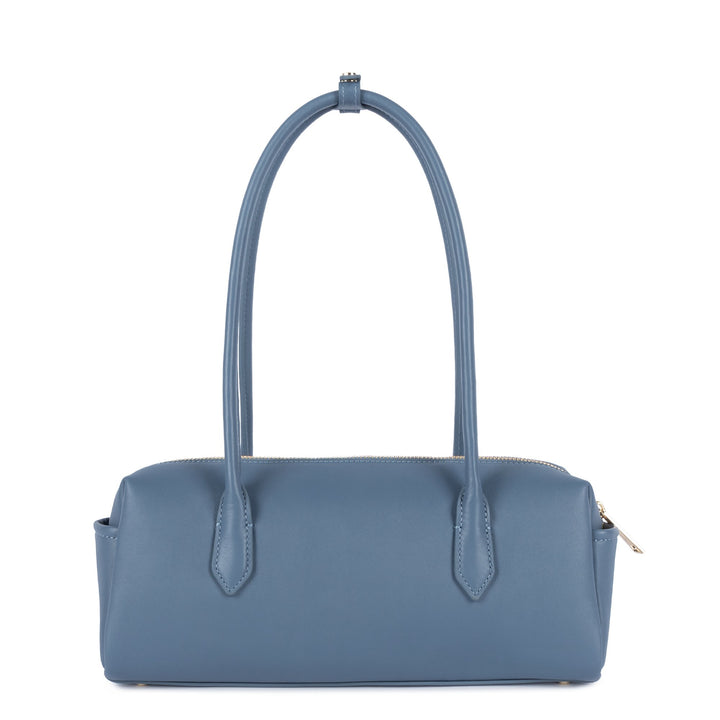 Lancaster Sac trotteur Zippé Donna Cube 531-128 Bleu Jeans