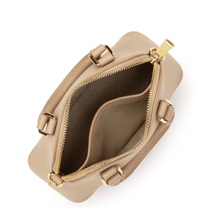 Půlměsíční kabelka na zip S Sierra Jia Lancaster 538-001 Tmavě béžová