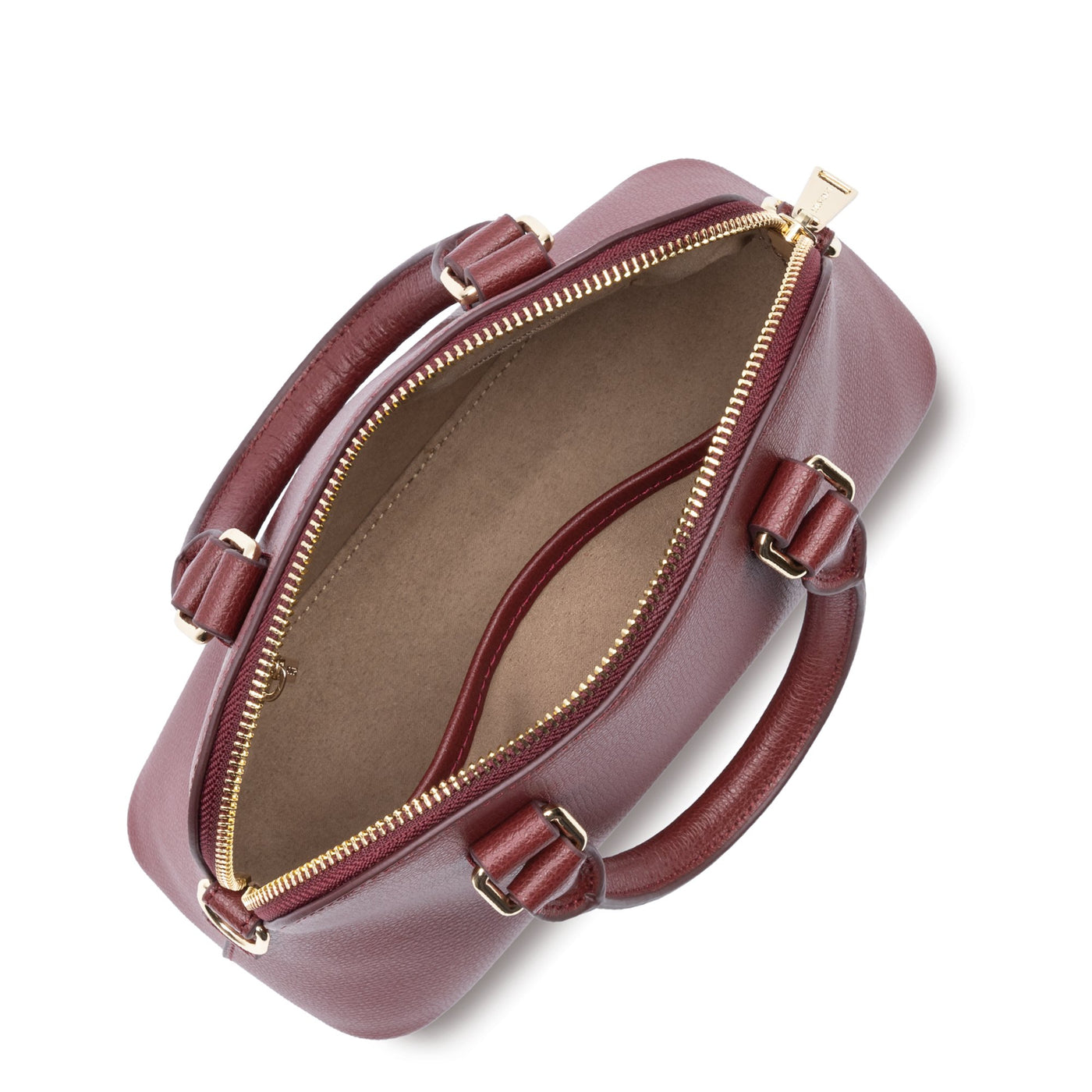 Lancaster Sac demi lune Zippé M Sierra Jia 538-002 Bordeaux
