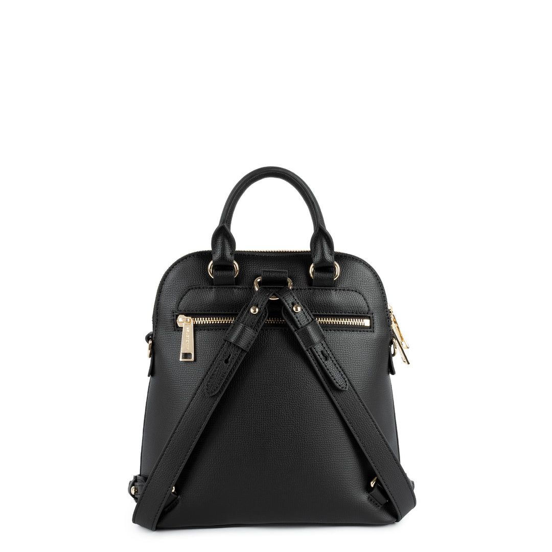 Lancaster Sierra Jia 538-006 vetoketjullinen reppu Musta