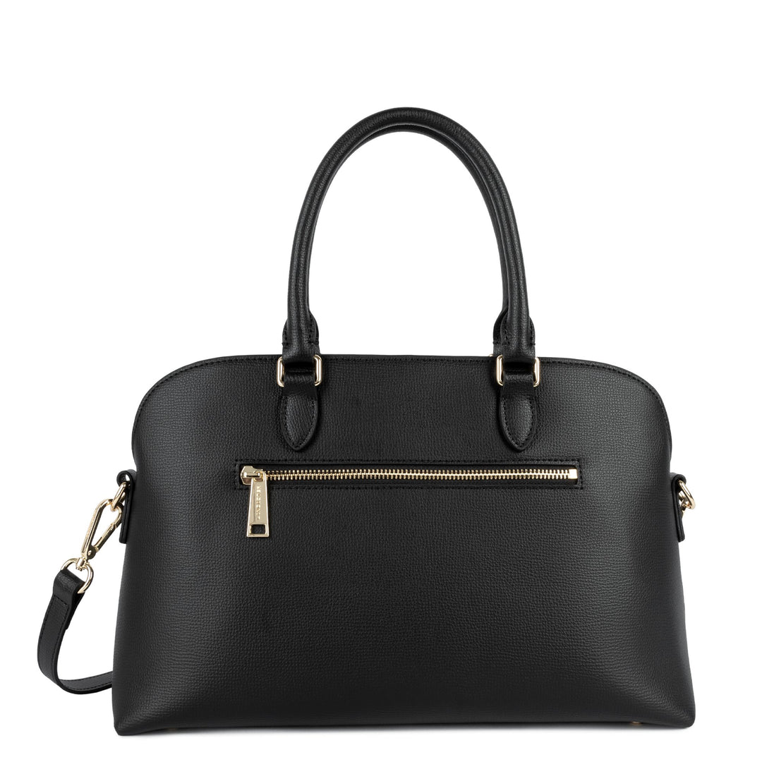 Lancaster Sac demi lune Zippé Sierra Jia 538-007 Noir