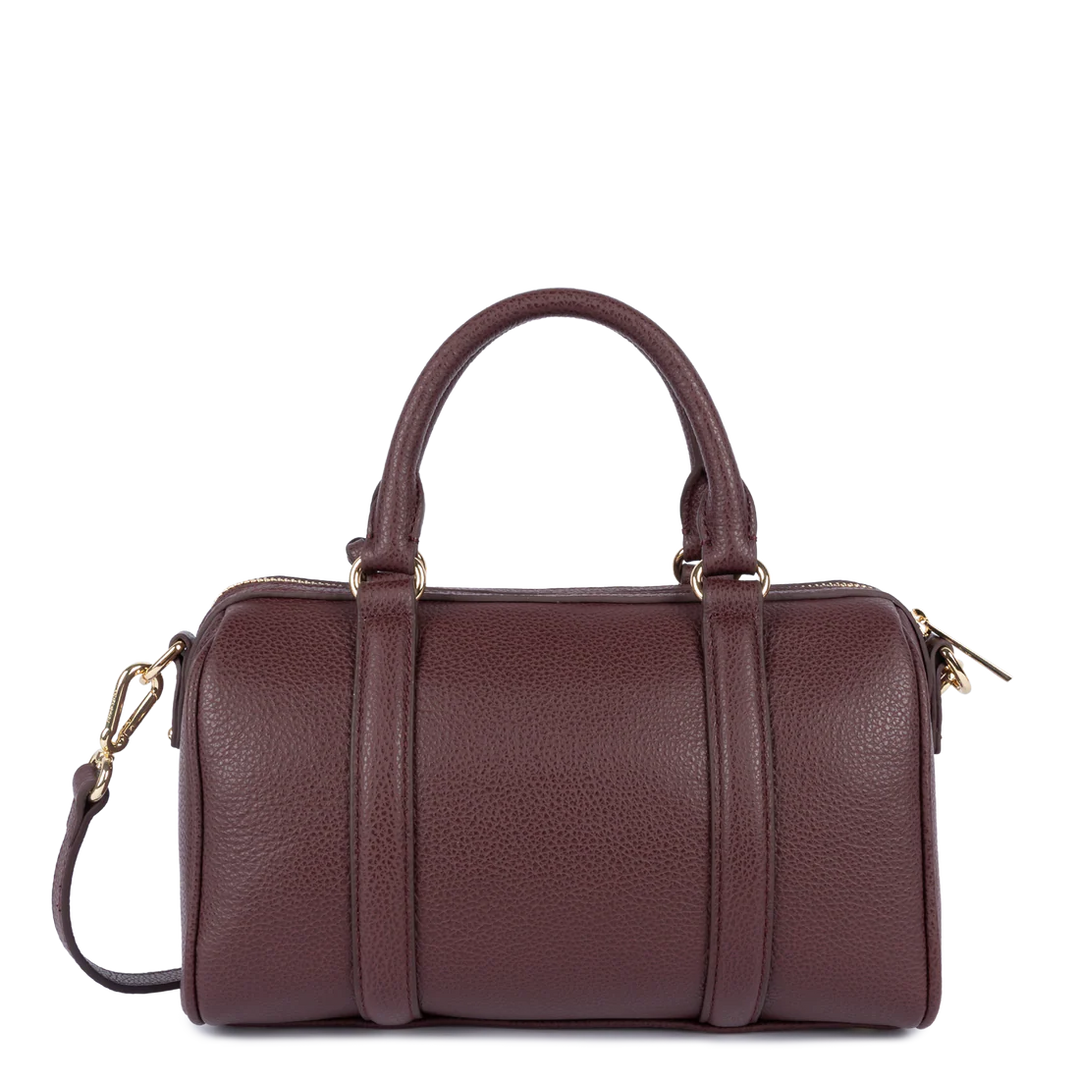 Lancaster Borsa a cilindro con zip M Milano Ana 547-102 Bordeaux