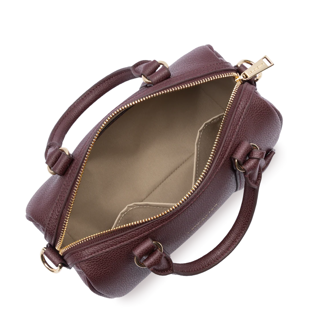 Lancaster Sac polochon Zippé M Milano Ana 547-102 Bordeaux