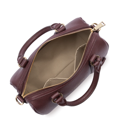 Lancaster Sac polochon Zippé M Milano Ana 547-102 Bordeaux