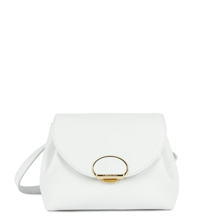 Lancaster kabelka přes rameno s klopou a zapínáním S Milano Pia 547-130 Bílá