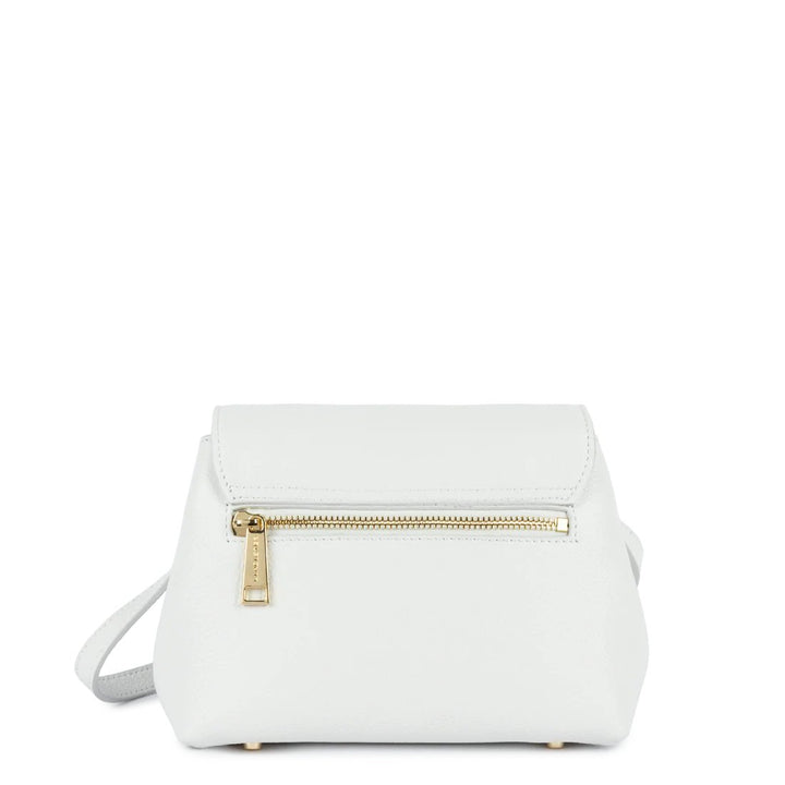 Lancaster kabelka přes rameno s klopou a zapínáním S Milano Pia 547-130 Bílá