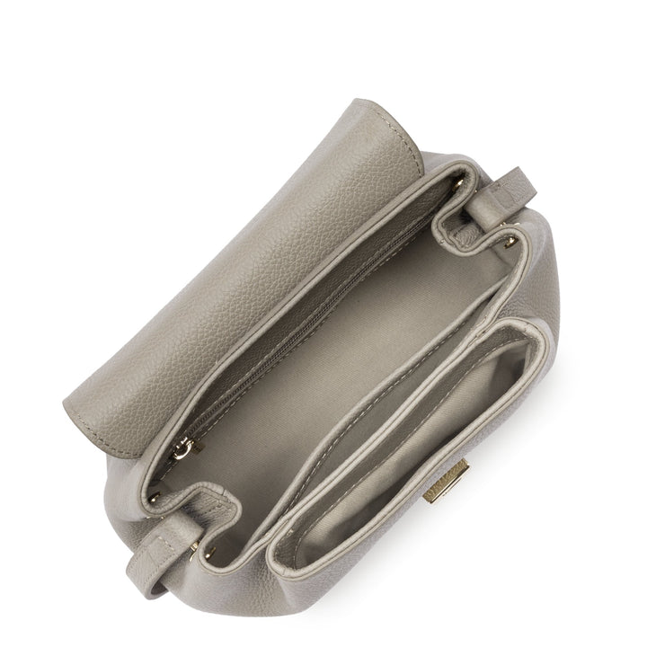 Lancaster Sac trotteur A rabat avec fermoir S Milano Pia 547-130 Mastic