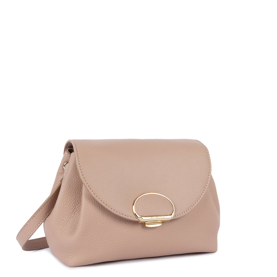 Lancaster Sac trotteur A rabat avec fermoir S Milano Pia 547-130 Nude