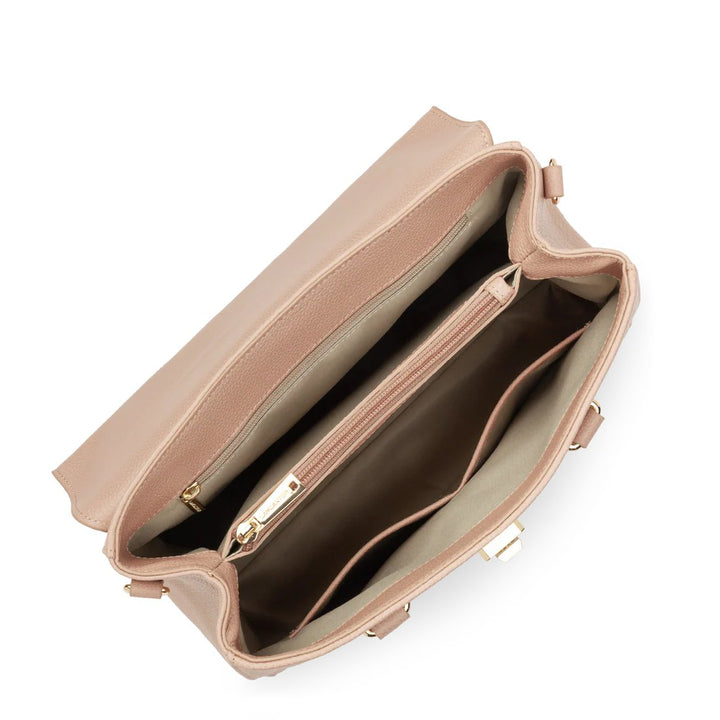 Lancaster Sac à main A rabat avec fermoir M Milano Cosmos 547-56 Nude