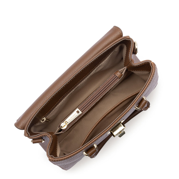 Lancaster Torebka z klapką i zapięciem S Milano Cosmos 547-77 Kasztan