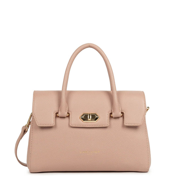 Lancaster Sac à main A rabat avec fermoir S Milano Cosmos 547-77 Nude