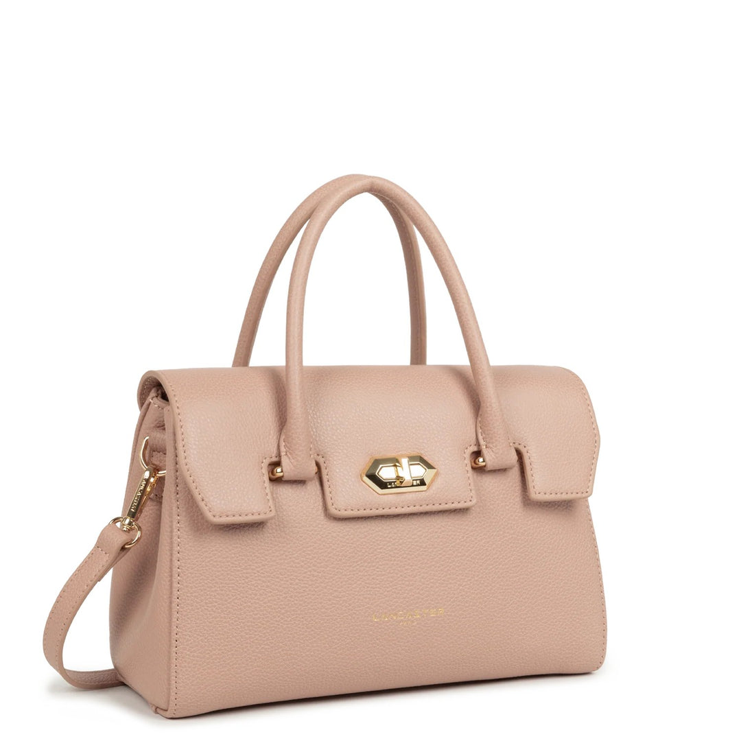 Lancaster Sac à main A rabat avec fermoir S Milano Cosmos 547-77 Nude