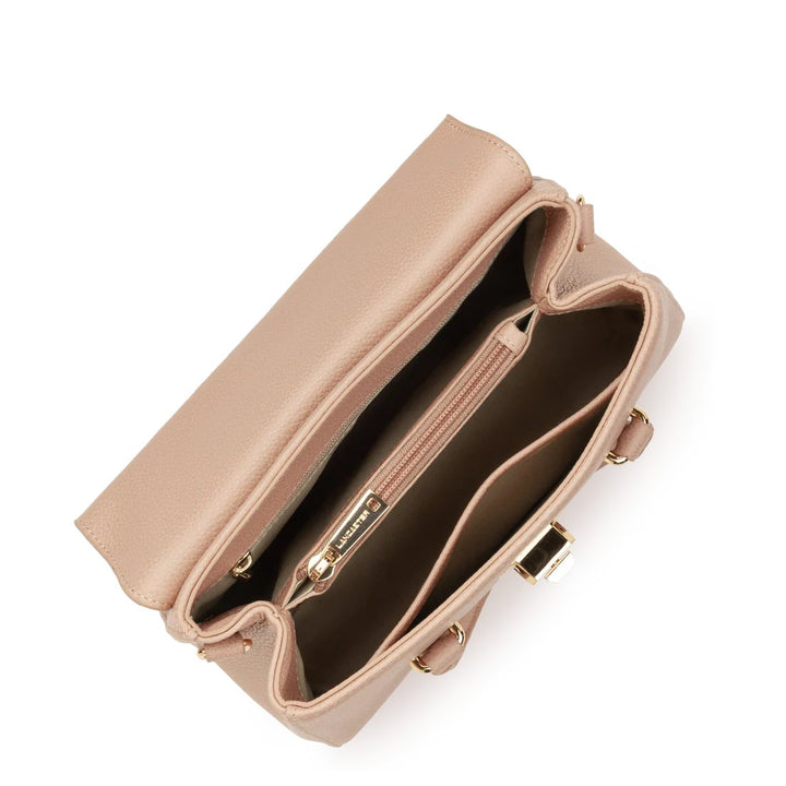 Lancaster Sac à main A rabat avec fermoir S Milano Cosmos 547-77 Nude