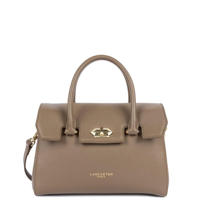 Lancaster Handtasch mat Klappdeckel a Spär S Milano Cosmos 547-77 Donkel Sandfaarf