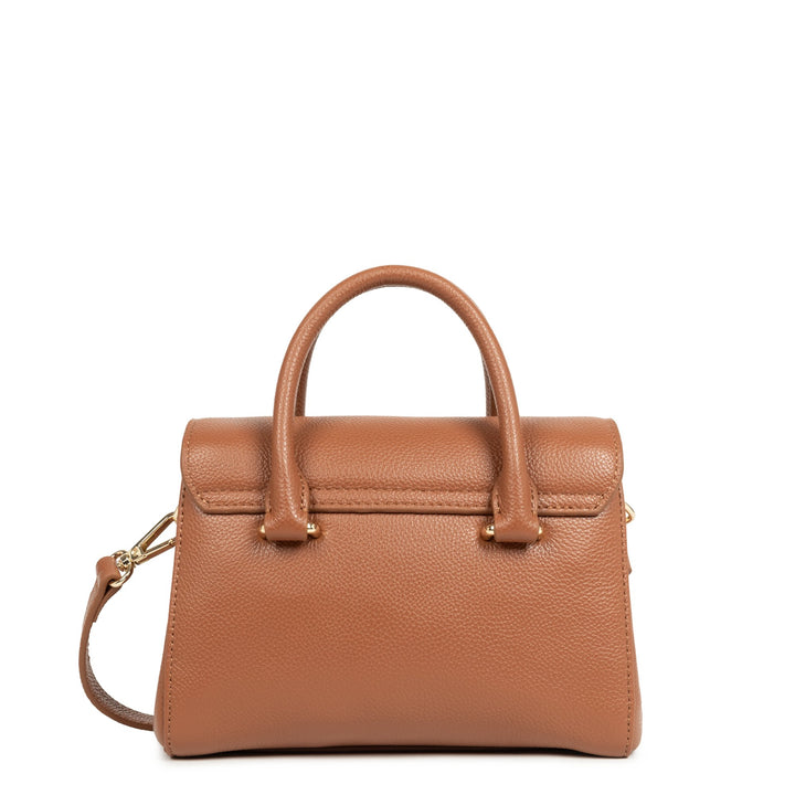 Lancaster Handväska med lock och lås Mini Milano Cosmos 547-79 Camel